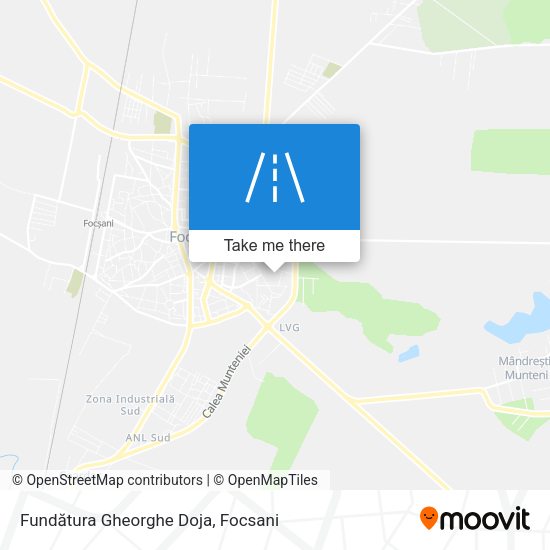 Fundătura Gheorghe Doja map