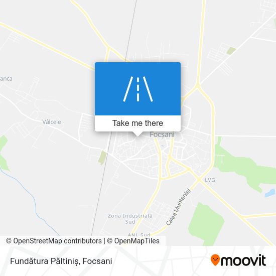 Fundătura Păltiniș map
