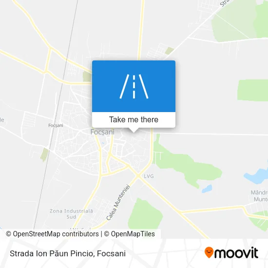 Strada Ion Păun Pincio map