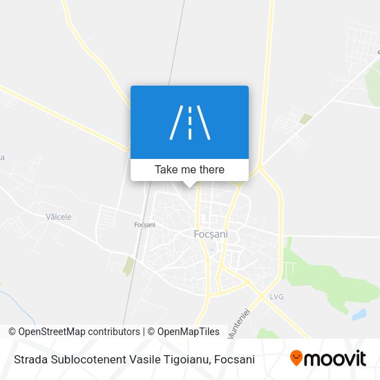 Strada Sublocotenent Vasile Tigoianu map