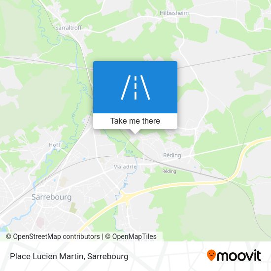 Place Lucien Martin map