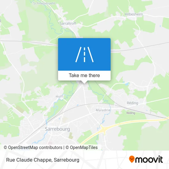 Rue Claude Chappe map