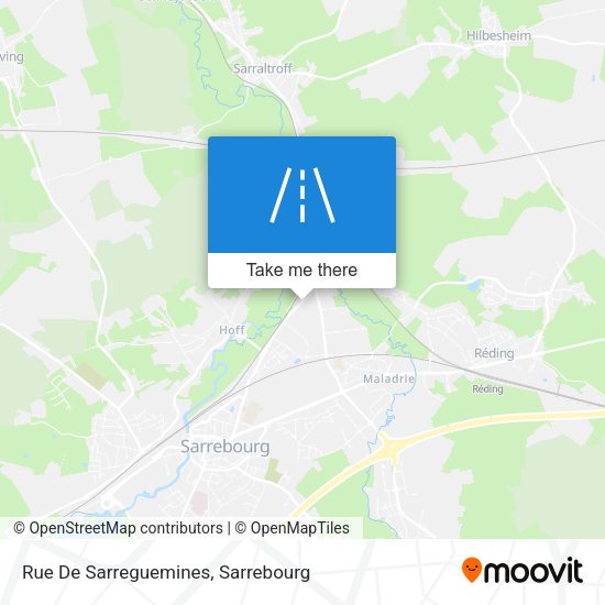 Rue De Sarreguemines map