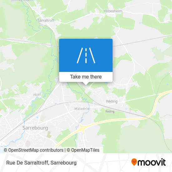 Rue De Sarraltroff map