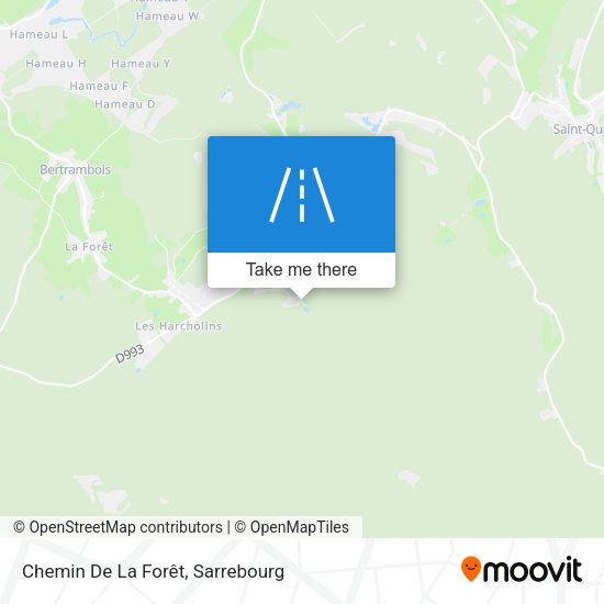 Chemin De La Forêt map