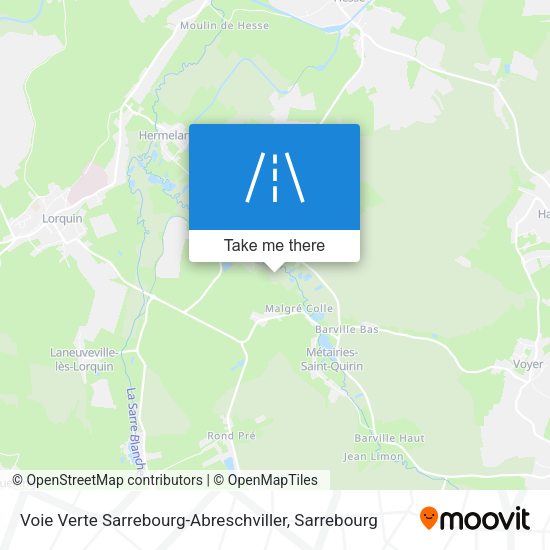 Voie Verte Sarrebourg-Abreschviller map