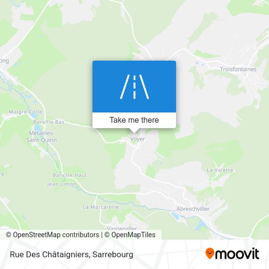 Rue Des Châtaigniers map