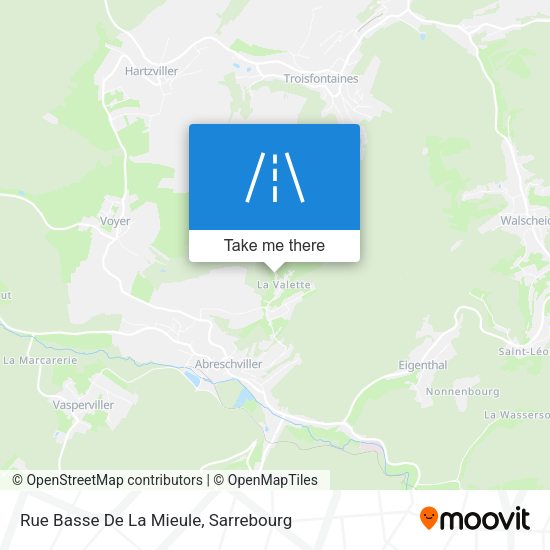 Rue Basse De La Mieule map