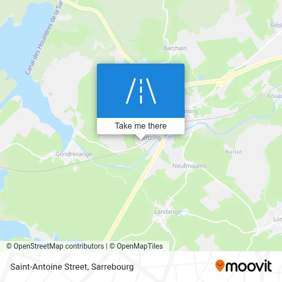 Rue Saint-Antoine map