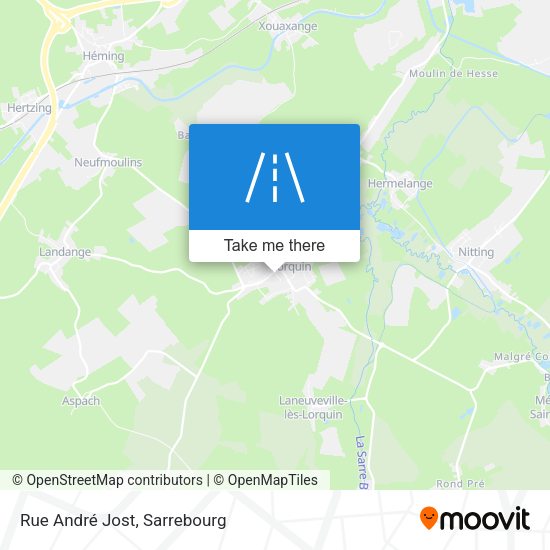 Rue André Jost map