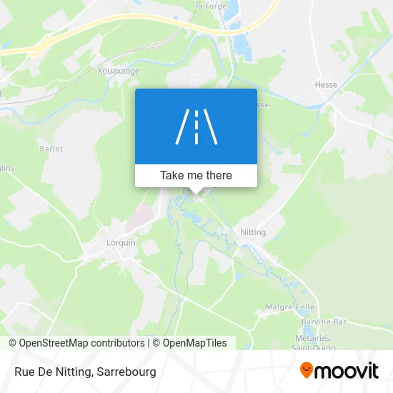 Rue De Nitting map