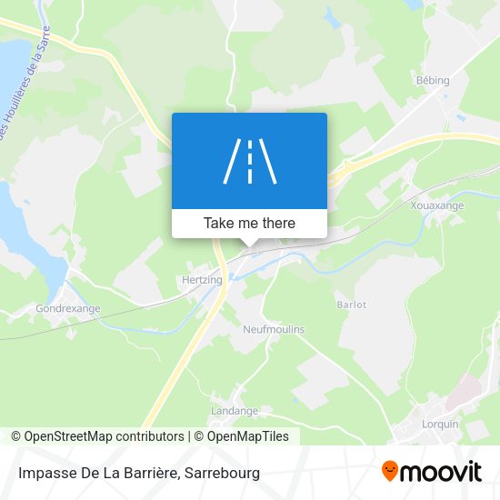 Impasse De La Barrière map