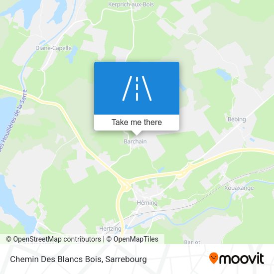 Chemin Des Blancs Bois map