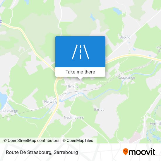 Route De Strasbourg map