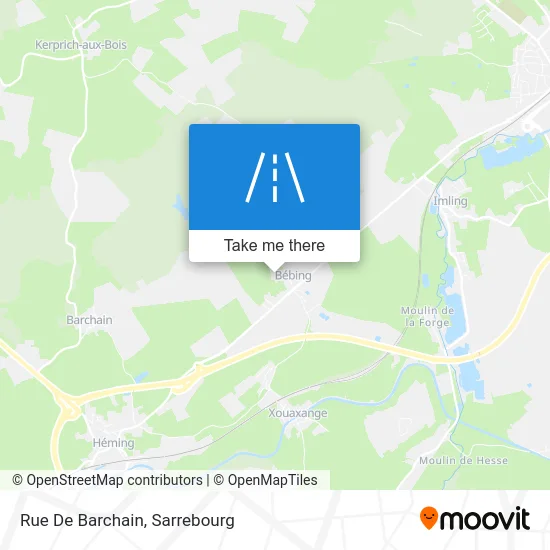 Rue De Barchain map