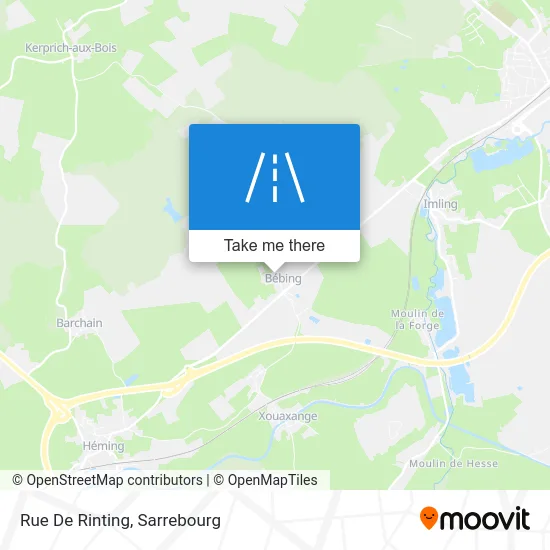 Rue De Rinting map