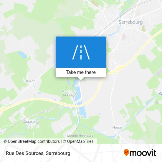 Rue Des Sources map