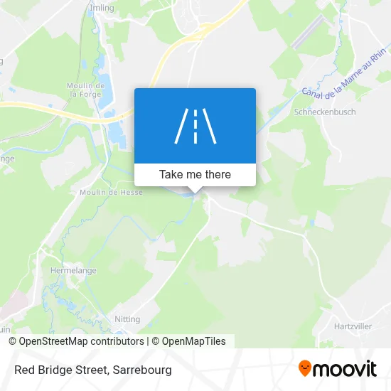 Rue Du Pont Rouge map