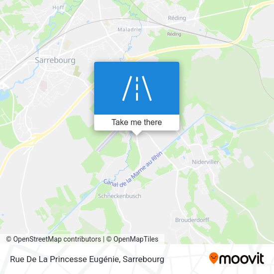 Rue De La Princesse Eugénie map