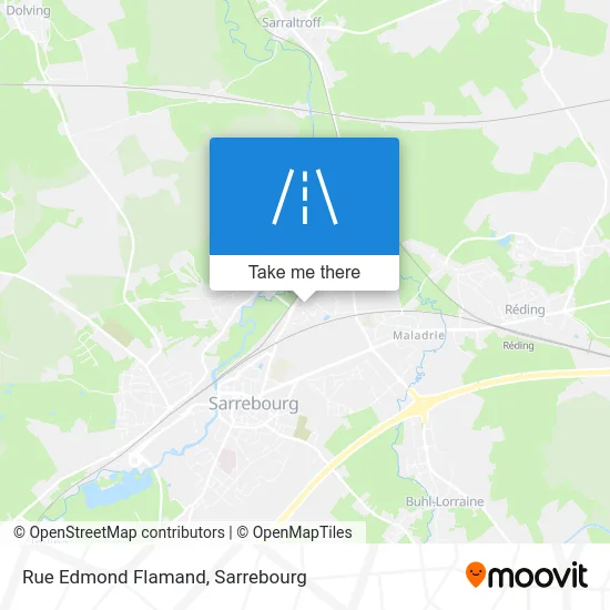 Rue Edmond Flamand map