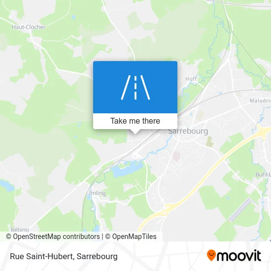 Rue Saint-Hubert map