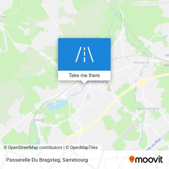 Passerelle Du Bragsteg map