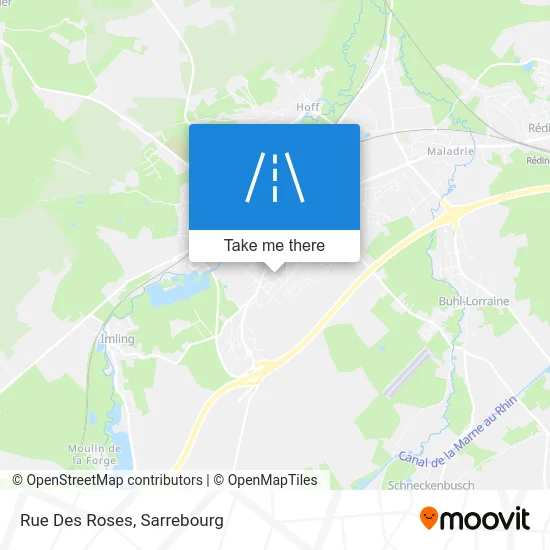 Rue Des Roses map
