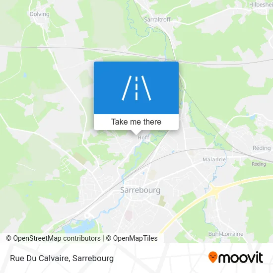 Rue Du Calvaire map