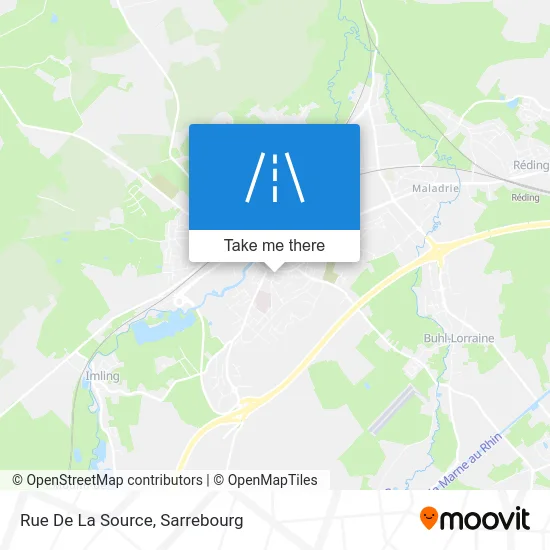 Rue De La Source map