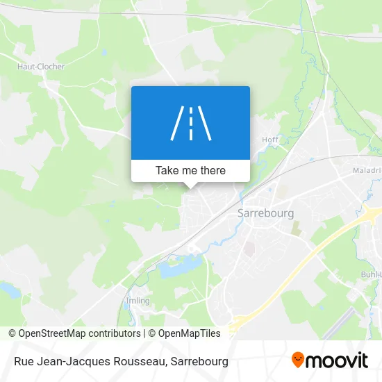 Rue Jean-Jacques Rousseau map