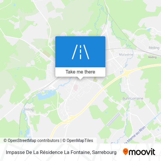 Impasse De La Résidence La Fontaine map