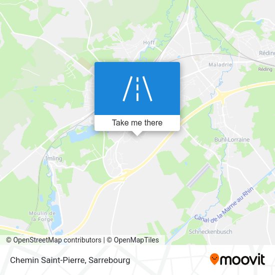 Chemin Saint-Pierre map