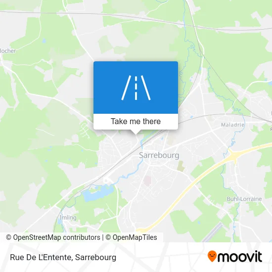 Rue De L'Entente map