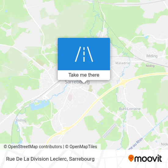 Rue De La Division Leclerc map