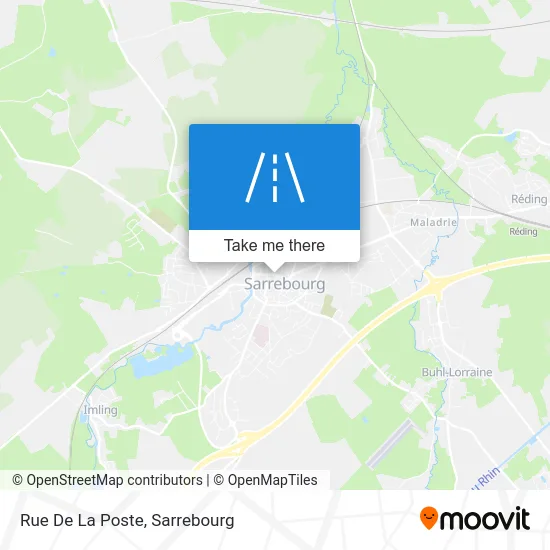 Rue De La Poste map