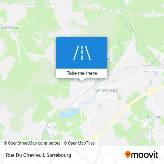 Rue Du Chevreuil map