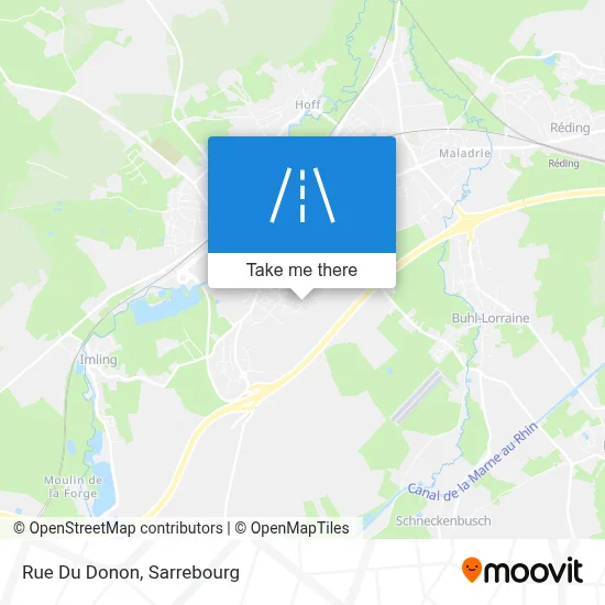 Rue Du Donon map