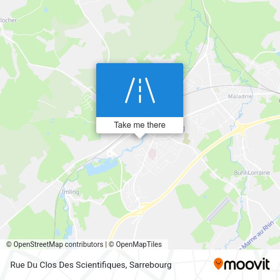Rue Du Clos Des Scientifiques map