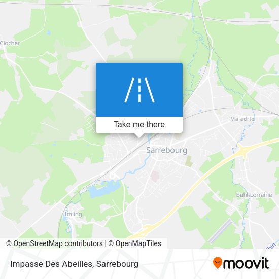Impasse Des Abeilles map