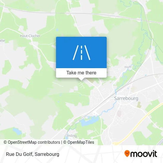 Rue Du Golf map