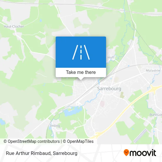 Rue Arthur Rimbaud map