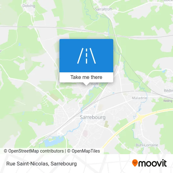 Rue Saint-Nicolas map