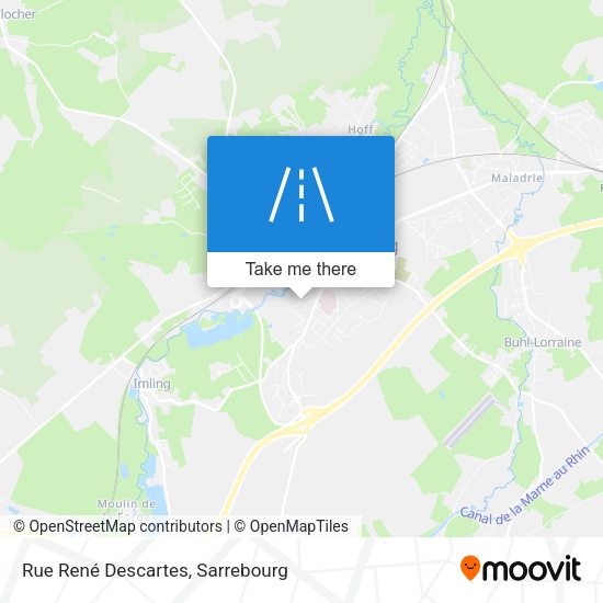 Rue René Descartes map