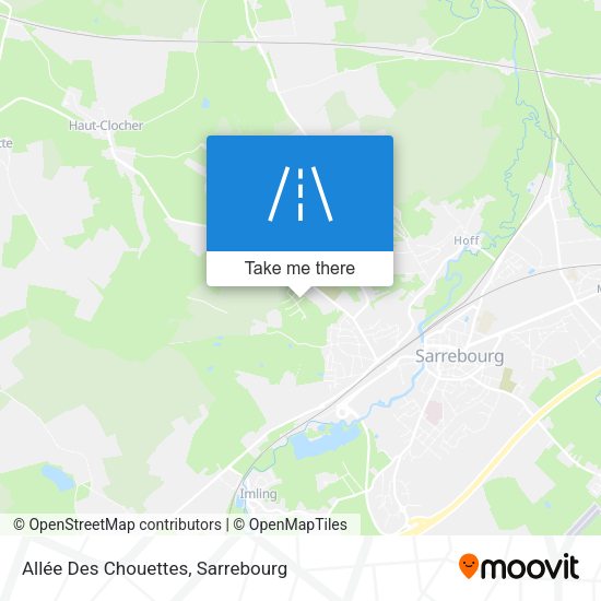 Allée Des Chouettes map