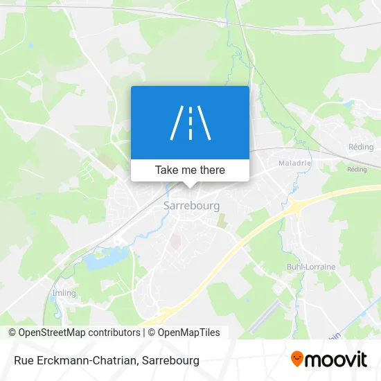 Rue Erckmann-Chatrian map