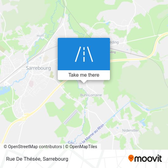 Rue De Thésée map