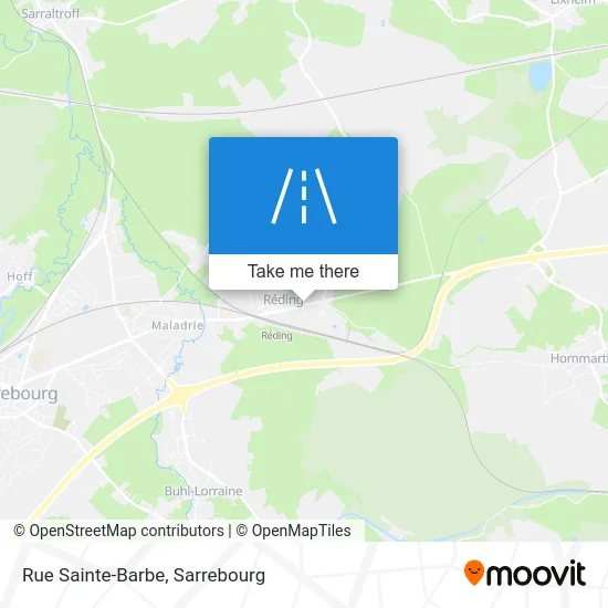 Rue Sainte-Barbe map