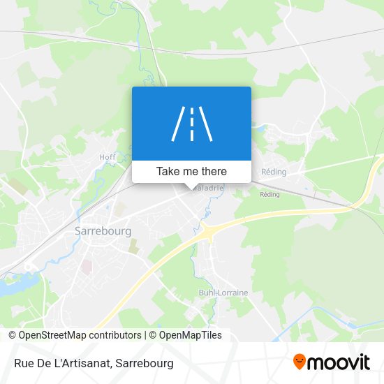 Rue De L'Artisanat map