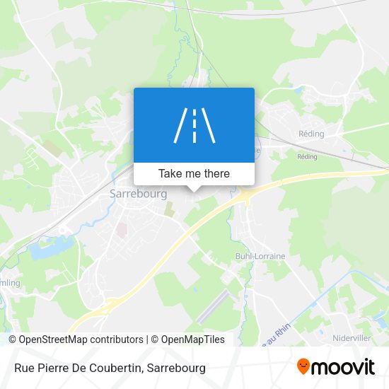 Rue Pierre De Coubertin map