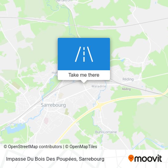 Impasse Du Bois Des Poupées map